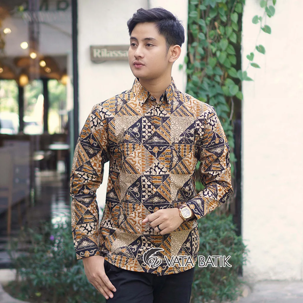Kemeja Batik Pria Vatabatik Slimfit Premium VATA 26