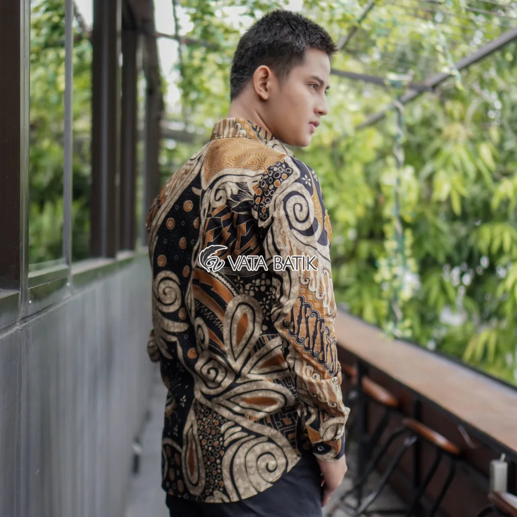 Foto 3 Kemeja Batik Slimfit Premium Vata11P21G