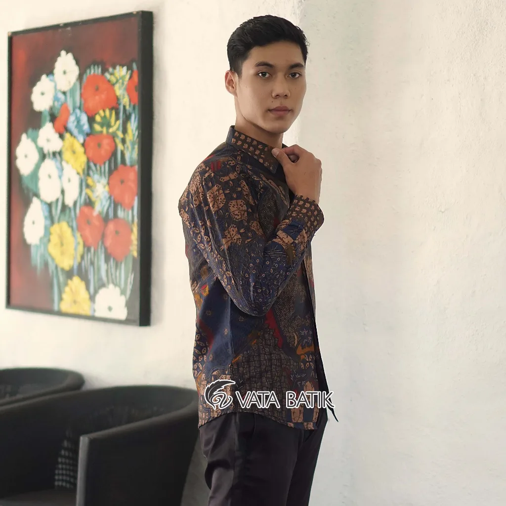 Foto 4 Kemeja Batik Slimfit VATA A15