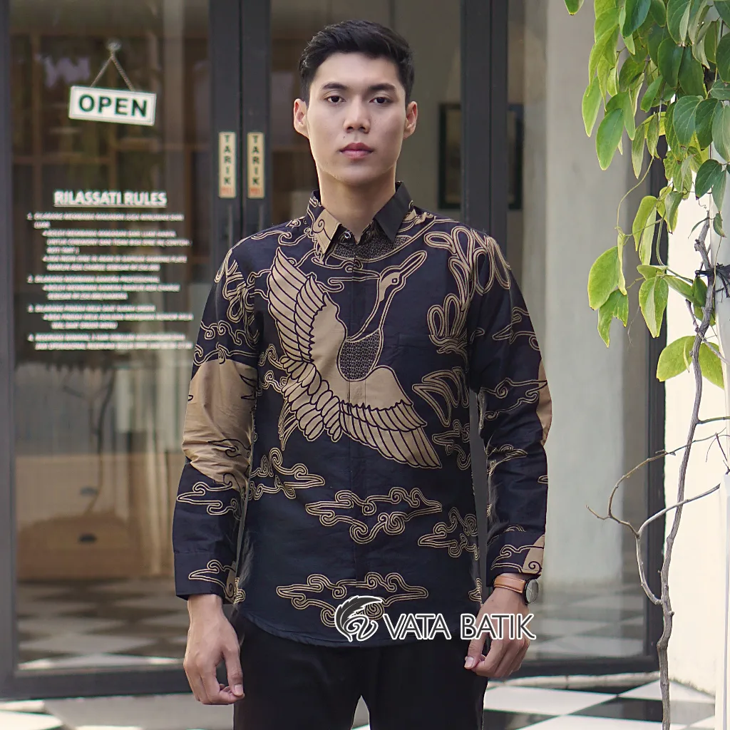 Kemeja Batik Pria Vatabatik Slimfit VATA A23