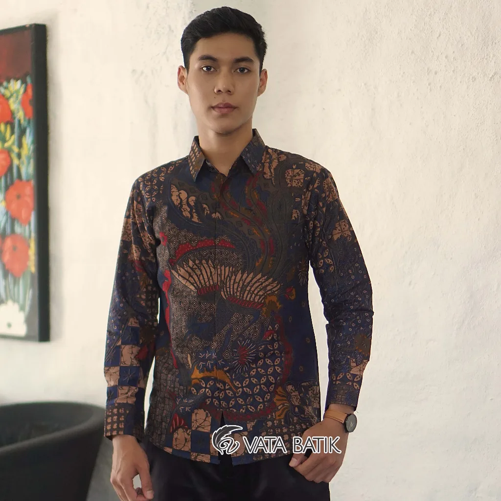 Kemeja Batik Pria Vatabatik Slimfit VATA A15