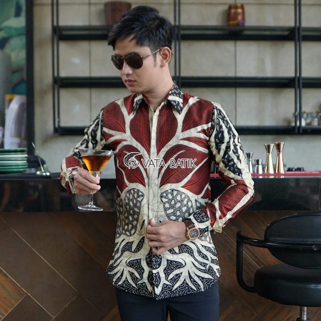 Foto 3 Kemeja Batik Slimfit Premium Vata08P21I Slimfit Furing