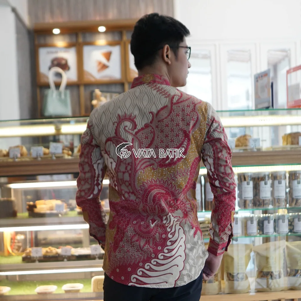 Foto 3 Kemeja Batik Slimfit Premium Vata08P21A