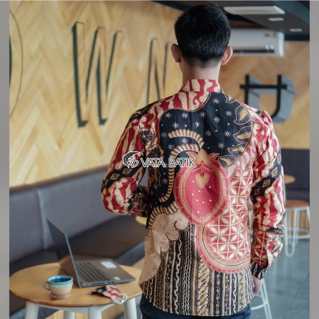 Foto 4 Kemeja Batik Slimfit Premium Vata11P21E