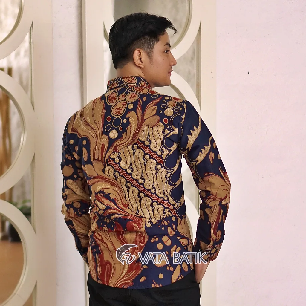 Foto 3 Kemeja Batik Slimfit Premium VATA 09