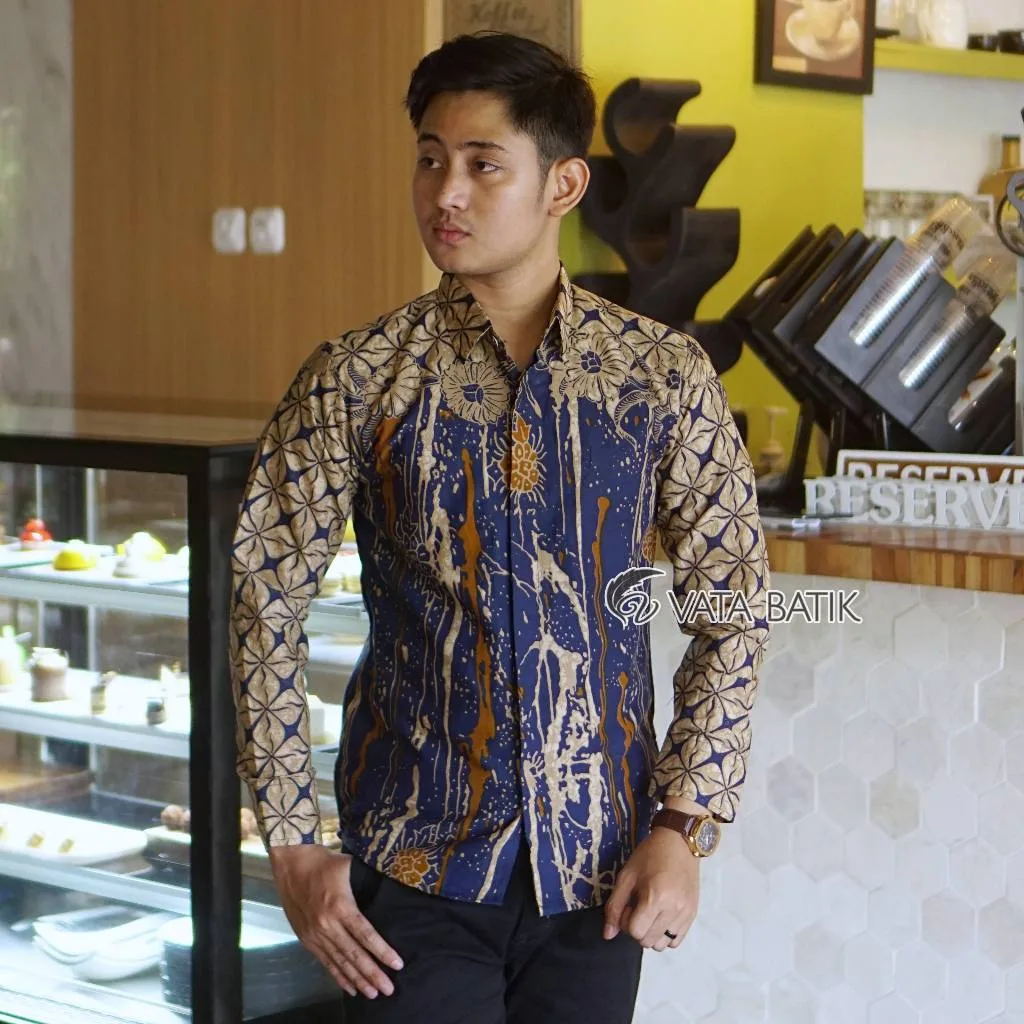 Kemeja Batik Pria Vatabatik Slimfit Premium VATA 04