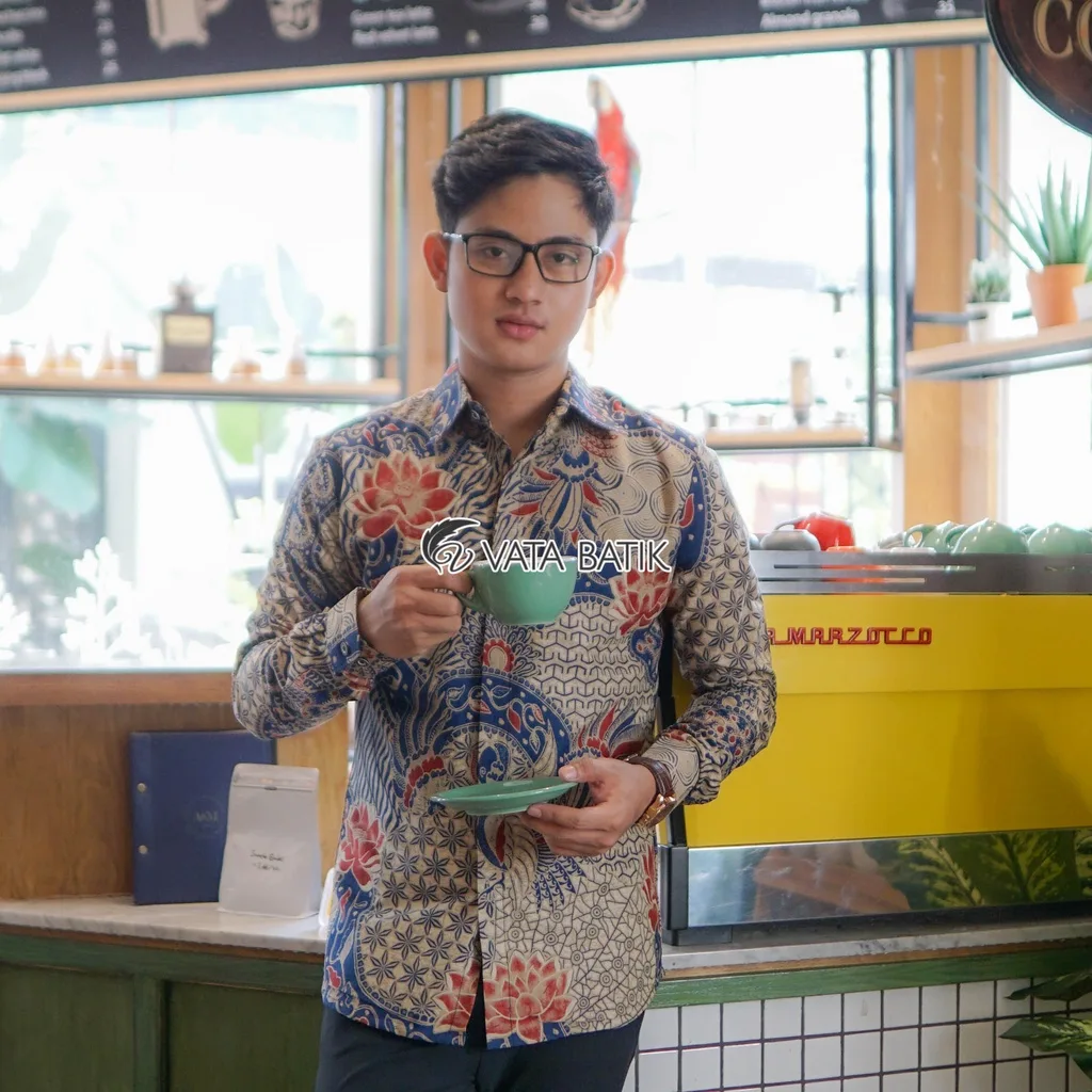 Kemeja Batik Pria Vatabatik Slimfit Premium VATA06P220