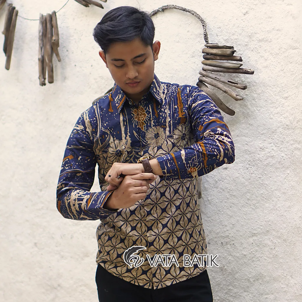 Foto 4 Kemeja Batik Slimfit Premium VATA 12