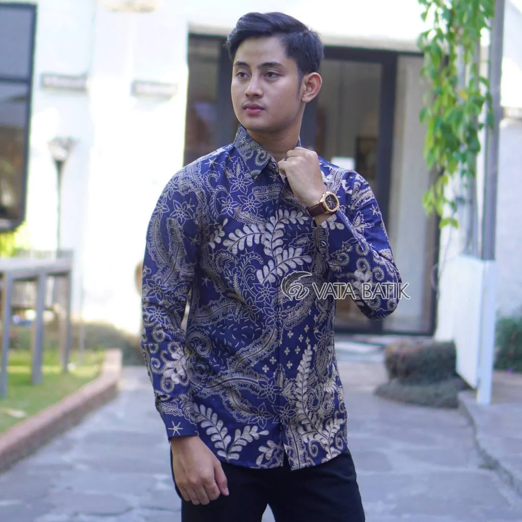 Kemeja Batik Pria Vatabatik Slimfit Premium VATA 25