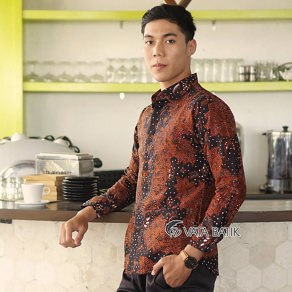 Foto 2 Kemeja Batik Slimfit VATA A9