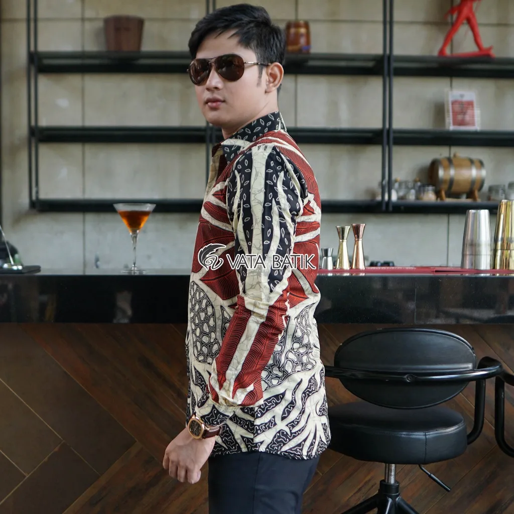 Foto 5 Kemeja Batik Slimfit Premium Vata08P21I Slimfit Furing