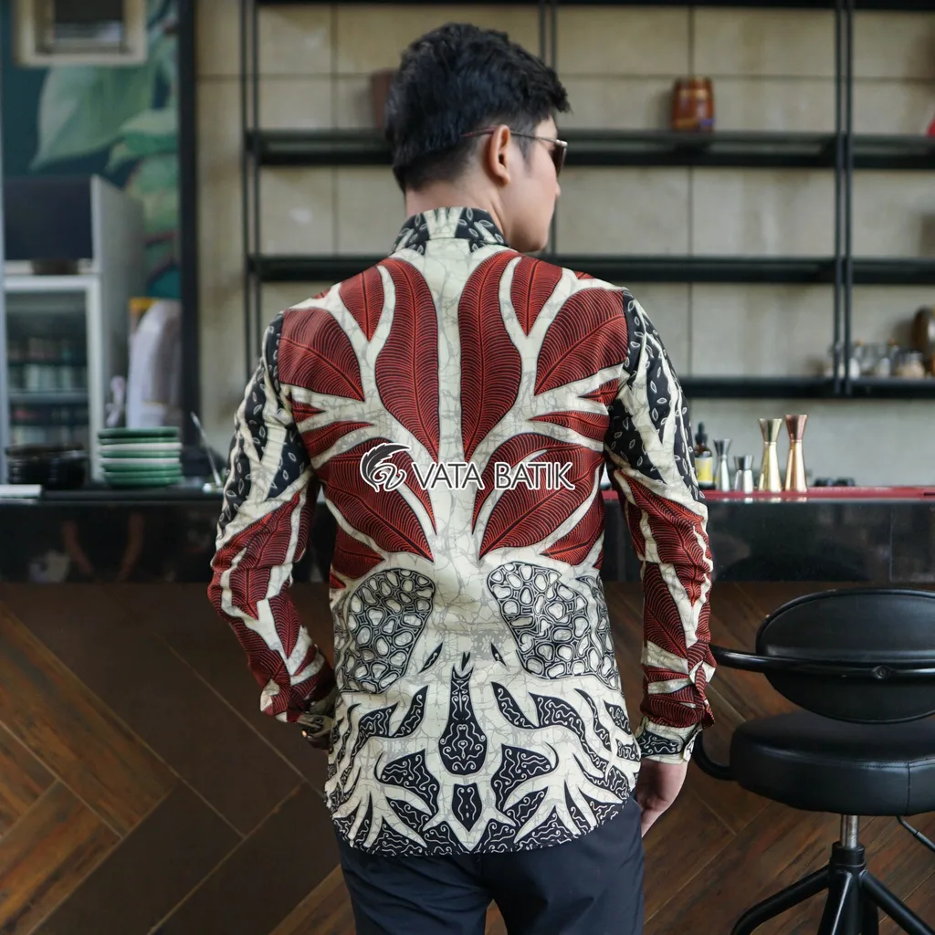 Foto 4 Kemeja Batik Slimfit Premium Vata08P21I Slimfit Furing