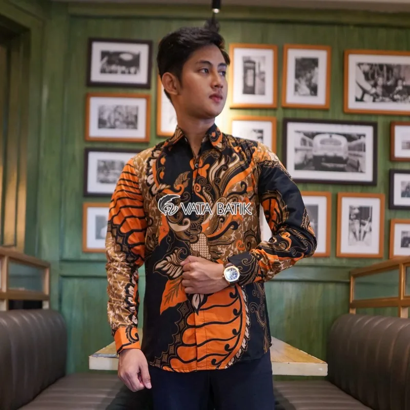 Foto 4 Kemeja Batik Vata batik Slimfit Premium Vata11P21K